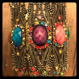Beautiful and unique jeweled cuff